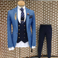 Men's Slim Fit 3-Piece Suit