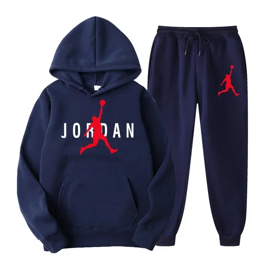 Men's Graphic Hoodie & Pants Set