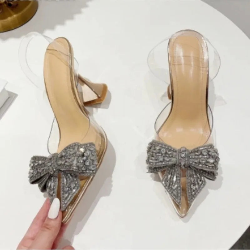 Women's Butterfly-Knot Stiletto Pumps