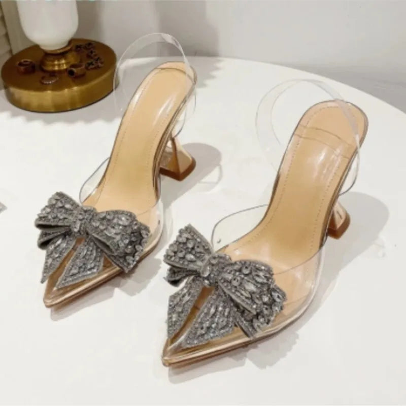 Women's Butterfly-Knot Stiletto Pumps